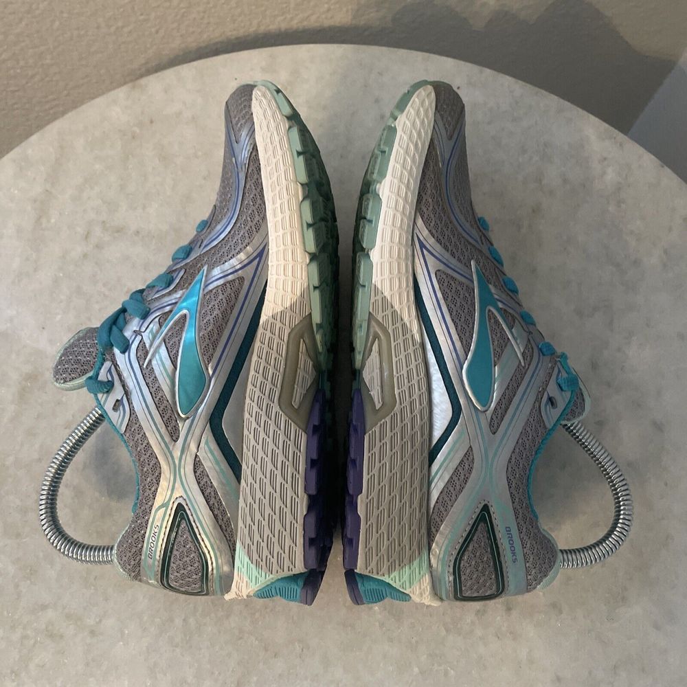 Brooks Women’s Adrenaline GTS 16 Gray Athletic Running Shoes Sz 6.5 2A (Narrow) - Picture 8 of 11